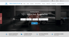 Desktop Screenshot of motorwerkshonda.com